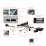 Radio de navigation GPS à écran tactile HD Android 10.0 de 12,1 pouces pour Ford Mondeo Fusion MK5 2013-2018 avec prise en charge Bluetooth Carplay Caméra TPMS AHD