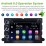 OEM 7 pouces Android 9.0 Radio système de navigation GPS pour 2005-2009 Ford Mustang avec lecteur DVD Bluetooth HD 1024 * écran tactile OBD2 DVR caméra de recul TV 1080P vidéo USB SD 3G WIFI Commande au volant