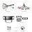 Radio à écran tactile HD de 9 pouces Android 13.0 Unité principale de navigation GPS pour Toyota Fortuner Hilux 2008-2014 avec musique WIFI FM Prise en charge Bluetooth USB DVR SWC OBD2 TV numérique