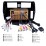 9 pouces 2010-2013 Toyota Prado 150 Android 13.0 Radio GPS Système avec 1024 * 600 Écran tactile Bluetooth support de la musique OBD2 DVR Caméra de recul TV 1080P 3G WIFI Commande au volant