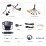 8 pouces Android 12.0 Système de navigation GPS Radio pour 2011 2012 2013 Ford Focus avec écran tactile HD Prise en charge Bluetooth Carplay 1080P DVR