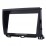 Noir Double Din 2009 Toyota Prado 120 Autoradio Fascia CD Garniture Tableau de Bord Panneau Stéréo Lecteur Cadre