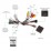 10,1 pouces Android13.0 pour 2019+ MITSUBISHI RVR LOW-END Radio de navigation GPS avec prise en charge de l&amp;amp;#39;écran tactile Bluetooth HD TPMS DVR Caméra Carplay DAB +