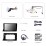 10,1 pouces Android 13.0 pour TOYOTA SIENTA RHD 2019-2021 Système de navigation radio GPS avec écran tactile HD Prise en charge Bluetooth Carplay OBD2