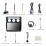 10,1 pouces Android 14.0 pour 2004-2008 Volkswagen Touran Auto A/C Radio avec Bluetooth HD écran tactile système de navigation GPS prise en charge Carplay DAB+