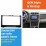 En Dash Voiture Stéréo Fascia Panneau Radio Installer Cadre Dash Bezel Trim kit Kit de Montage Pour 2017 + Toyota Corolla Altis 2 Double DIN Aucun Gap