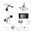 Écran tactile HD 7 pouces pour 2003 2004 2005-2011 Porsche Cayenne Radio Android 12.0 Système de navigation GPS avec Bluetooth Carplay prise en charge TPMS vidéo 1080P