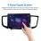 Écran tactile HD 10,1 pouces Android 14.0 pour 2016 Honda Pilot Radio Système de navigation GPS avec support Bluetooth Carplay DAB +