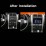 7 pouces Aftermarket Android 13.0 Système de navigation GPS à écran tactile Pour 2005-2015 SUZUKI GRAND VITARA Support Bluetooth Radio TPMS DVR OBD II Caméra arrière AUX Headrest Monitor Control USB HD 1080P Vidéo WiFi