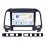 OEM 2005-2012 HYUNDAI Santafe Mise à niveau radio avec Android 13.0 Bluetooth Navigation GPS Système audio de voiture Écran tactile WiFi 3G Lien miroir OBD2 Caméra de recul DVR AUX