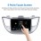 Pour 2014-2015 Nouveau Hyundai Tucson RHD Radio Android 14.0 HD Écran tactile 9 pouces Système de navigation GPS avec prise en charge Bluetooth Carplay DVR