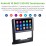 Android 14.0 HD Écran tactile 9 pouces pour 2019 Sepah Pride Auto A/C Radio Système de navigation GPS avec prise en charge Bluetooth Carplay Caméra arrière