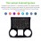 10,1 pouces Android 12.0 Radio à écran tactile pour 2011 2012-2017 JEEP Wrangler Bluetooth Musique Navigation GPS Carplay intégré Android Auto Support Commande au volant