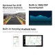Android 10.0 9,7 pouces pour 2005-2010 Radio Nissan Tiida avec système de navigation GPS à écran tactile HD Prise en charge Bluetooth Carplay TPMS