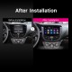 9 pouces Android 10.0 pour 2017 Opel Karl / Vinfast Radio Système de navigation GPS avec écran tactile HD USB Bluetooth support DAB + Carplay