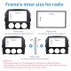 2DIN à 2009 Mazda MX-5 Radio Car Fascia Dash lecteur stéréo Installation panneau de garnissage monté sur véhicule Car-style Kit cadre
