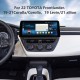 12,3 pouces Android 12.0 pour 2022 TOYOTA Frontlander 2019-2021 Corolla 2019 Levin 2021 Allion Radio Système de navigation GPS avec écran tactile HD Prise en charge Bluetooth Carplay OBD2