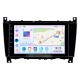 Radio de navigation GPS Android 13.0 de 8 pouces pour 2005-2007 Mercedes-Benz Classe G W467 G550 G500 G400 G320 G270 G55 avec prise en charge de l&amp;amp;#39;écran tactile Bluetooth HD Carplay DVR OBD