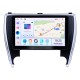 Navigation GPS Android 13.0 avec écran tactile 10,1 pouces HD pour 2015 Toyota Camry (version américaine) avec prise en charge Bluetooth Carplay TPMS