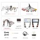 Pour 2006-2012 LEXUS ES240 ES350 Radio Android 13.0 HD Écran tactile 9 pouces Système de navigation GPS avec prise en charge Bluetooth Carplay DVR