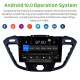 9 pouces Android 13.0 pour 2017 FORD TRANSIT TOURNEO Radio de navigation GPS BAS DE GAMME avec prise en charge Bluetooth USB WIFI TPMS DVR SWC Carplay 1080P Vidéo