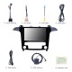 Écran tactile HD 9 pouces Android 13.0 Radio de navigation GPS pour 2007-2008 Ford S-Max Auto A / C avec prise en charge Bluetooth AUX Carplay DAB + OBD