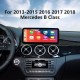 Carplay Android 11.0 HD Écran tactile 12,3 pouces pour 2013-2015 2016 2017 2018 Mercedes Classe B W246 B180 B200 B220 B250 B260 Système de navigation GPS radio avec Bluetooth