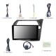 Écran tactile HD de 9 pouces pour système stéréo de voiture radio Honda Civic européen RHD 2005 avec prise en charge Bluetooth DVR image dans l&amp;amp;amp;amp;#39;image