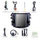 Écran tactile OEM HD 9,7 pouces Android 10.0 Radio pour 2018 Nissan NAVARA Terra Auto A/C avec système GPS Navi Lien miroir Musique Bluetooth Prise en charge WIFI OBD2 DVR SWC