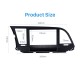 Parfait Double Din 2015 HYUNDAI ELANTRA LHD Car Stereo Radio Fascia Version Bezel DVD Frame panneau du lecteur