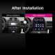 Le 10,1 pouces 2014 2015 2016 Jeep Compass Android GPS autoradio avec prise en charge Bluetooth WIFI USB commande au volant caméra de recul