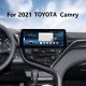 Carplay Android 12.0 Radio de navigation GPS à écran tactile HD 12,3 pouces pour TOYOTA Camry 2021 avec prise en charge Bluetooth Caméra de recul