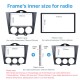 kit panneau stéréo Mazda RX8 Autoradio Auto Fascia CD Garniture Installation Dash Kit Refit Cadre de voitures haut 2DIN Qualité