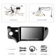 9 pouces Android 13.0 pour 2012-2014 TOYOTA PRIUS C Système de navigation GPS stéréo avec caméra de recul à écran tactile Bluetooth OBD2 DVR HD