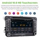 7 pouces Android 10.0 Navigation GPS pour 2006-2012 VW VOLKSWAGEN MAGOTAN HD Radio à écran tactile avec Bluetooth Musique USB Audio WIFI Commande au volant