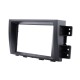 Superbe Fascia Double Din Car Radio pour 2008 2009 2010 2011 KIA BORREGO MOHAVE Lecteur DVD stéréo Ensemble de cadre pour tableau de bord