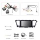 9 pouces pour 2014 2015 2016-2019 Kia Carnival/Sedona Radio Android 13.0 Système de navigation GPS Bluetooth HD Écran tactile Prise en charge Carplay OBD2