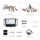 9 pouces Android 14.0 pour 2006 2007 2008-2014 Système de navigation GPS stéréo INFINITI G avec prise en charge de l'écran tactile Bluetooth Caméra de recul