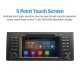 Lecteur DVD autoradio à écran multi-touch Android 9.0 de 7 pouces pour 2000-2007 BMW X5 E53 3.0i 3.0d 4.4i 4.6is 4.8is 1996-2003 BMW Série 5 E39 avec système audio de navigation GPS Canbus Bluetooth WIFI Lien miroir USB 1080P DVR