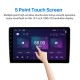Radio à écran tactile Android 13.0 pour 2010-2016 2017 2018 Toyota Hiace avec prise en charge Carplay Bluetooth intégrée Commande au volant Caméra AHD