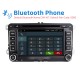 7 pouces Android 10.0 Navigation GPS pour 2006-2012 VW VOLKSWAGEN MAGOTAN HD Radio à écran tactile avec Bluetooth Musique USB Audio WIFI Commande au volant