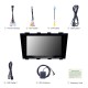 Écran tactile HD 9 pouces Android 13.0 Radio de navigation GPS pour 2009-2015 Geely Emgrand EC8 avec prise en charge de Bluetooth AUX Carplay TPMS