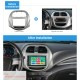 Cadre de double radio de voiture cadre de fascia trousse d'installation de garniture de tableau de bord pour 2018 + style Daewoo Chevrolet Spark Baic Beat OEM style Aucun écart