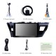 Toyota Corolla 11 2012-2014 2015 2016 E170 E180 Android 12.0 Radio Lecteur DVD Système de navigation Bluetooth HD 1024*600 Écran tactile Unité principale avec OBD2 DVR Caméra de recul TV 1080P Vidéo 3G WIFI Commande au volant USB Lien miroir