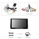 10,1 pouces Android 13.0 Radio de navigation GPS pour Toyota Wish 2009-2012 avec écran tactile HD Prise en charge Bluetooth USB Carplay TPMS