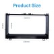 En Dash Voiture Stéréo Fascia Panneau Radio Installer Cadre Dash Bezel Trim kit Kit de Montage Pour 2017 + Toyota Corolla Altis 2 Double DIN Aucun Gap