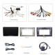 Radio à écran tactile Android 13.0 pour 2010-2016 2017 2018 Toyota Hiace avec prise en charge Carplay Bluetooth intégrée Commande au volant Caméra AHD
