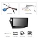 Audio de voiture Bluetooth de haute qualité avec GPS pour 2009-2021 Honda Insight LHD Support écran tactile DVR caméra de recul