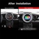 Lecteur DVD de navigation GPS de voiture Android 10.0 pour BMW Mini Cooper 2006-2013 avec radio Bluetooth 1080P vidéo USB SD caméra de recul TV DVR