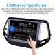 10,1 pouces 2017 Jeep Compass Android 13.0 Unité principale Navigation GPS Lien miroir USB Bluetooth WIFI Prise en charge DVR OBD2 Caméra de recul Commande au volant